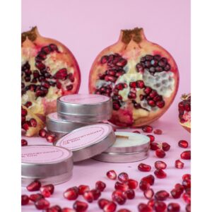 Pomegranate & Gin Mini Scented Soy Candle