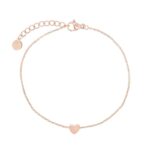 Rose Gold Heart Bracelet