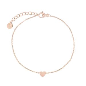 Rose Gold Heart Bracelet
