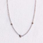 Three Hearts Stainless Steel Silver Necklace