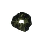 Green Velvet Scrunchie