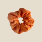 Orange Velvet Scrunchie