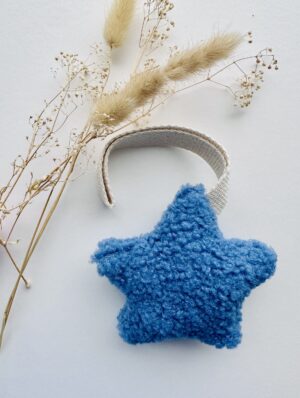 Pacifier Teddy - Blue Star