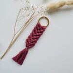Terracotta Macrame Keychain