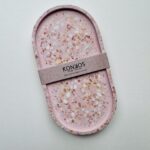 Pink/Beige Terrazzo Trinket Tray