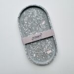 Grey/Pink Terrazzo Trinket Tray
