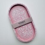 Pink/White Terrazzo Trinket Tray