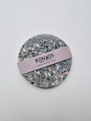 Black/Grey Terazzo Coaster