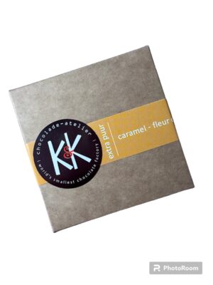 Dark Caramel Fleur de Sel Chocolate Bar
