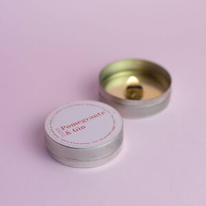 Pomegranate & Gin Mini Scented Soy Candle