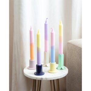 Pastel Taper Candle