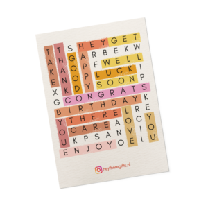 pick the perfect wordsearch - Wenskaart - Image 2