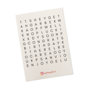 pick the perfect wordsearch - Wenskaart - Image 3