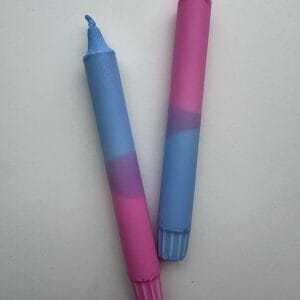 Pastel Blue/Pink Dinerkaars