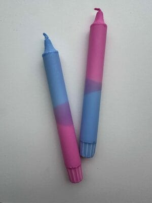 Pastel Blue/Pink Dinerkaars