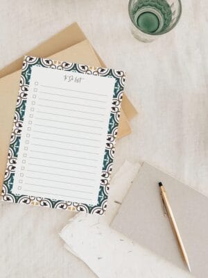 Green To-Do List Pad