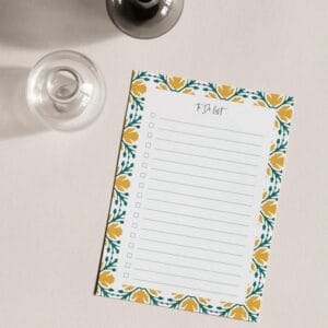 Daisy To-Do List Pad
