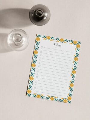 Daisy To-Do List Pad