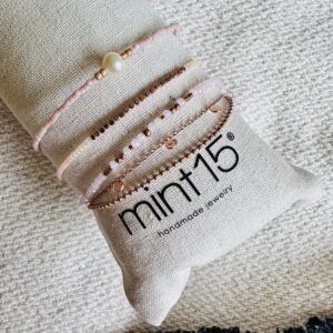 Armbanden Set: Pink & Pearl