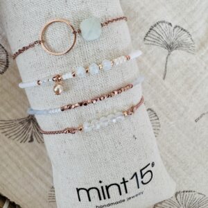Armbanden Set: Minty White