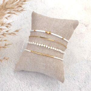 Armbanden Set 'Bright White'