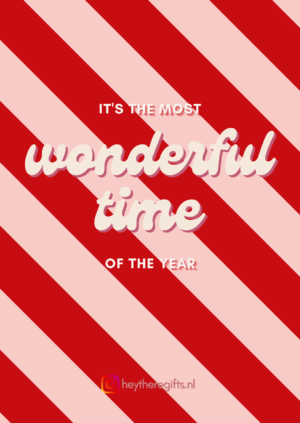 Most Wonderful Time of the Year - Wenskaart